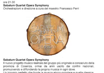 16 Agosto 2019 – Sabatum Quartet Opera Symphony